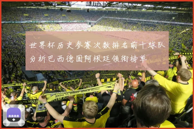 世界杯历史参赛次数排名前十球队分析巴西德国阿根廷领衔榜单